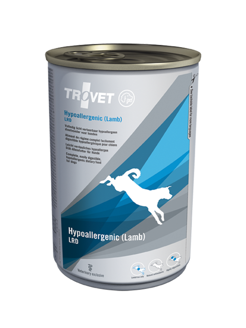 Trovet LRD Hypoallergenic lamb & rice konzerva pre psov 400g