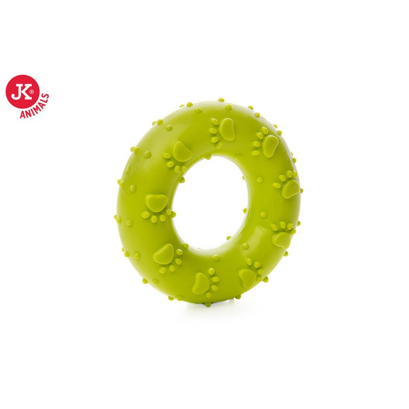 JK Animals hraka TPR krok labky 7 cm zelen