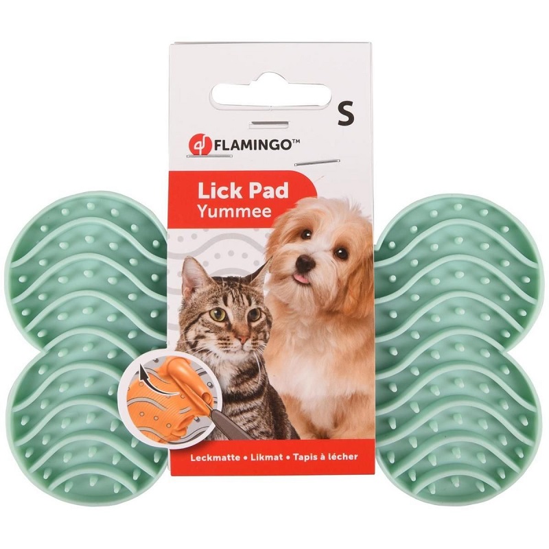 Karlie Lick pad Yummee Bone S 15cm  zelen