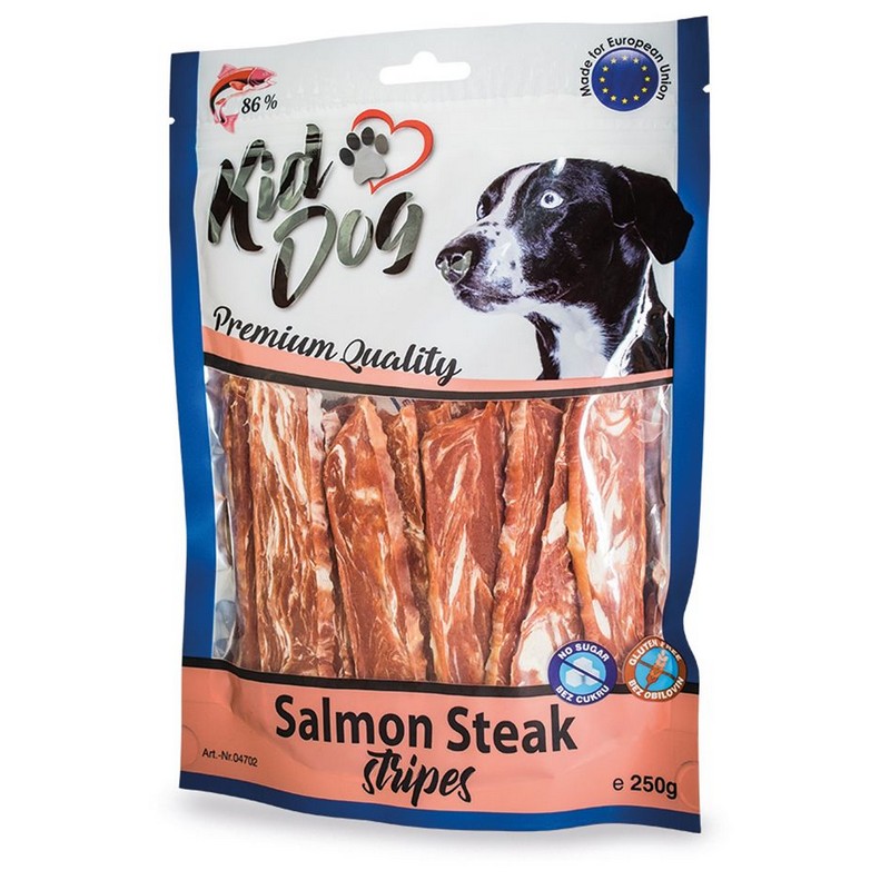 Kid Dog Lososov steak v prku 250g