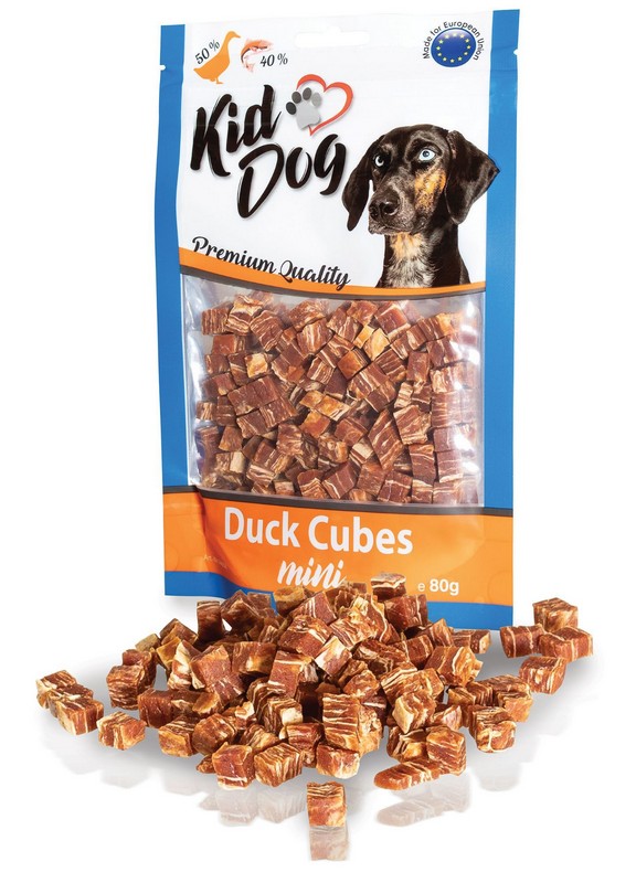 Kid Dog Mini kocky z kaacieho mska a tresky 80g