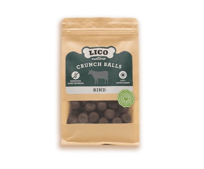 LICO chrumkav hovdzie guky pre psov 250g