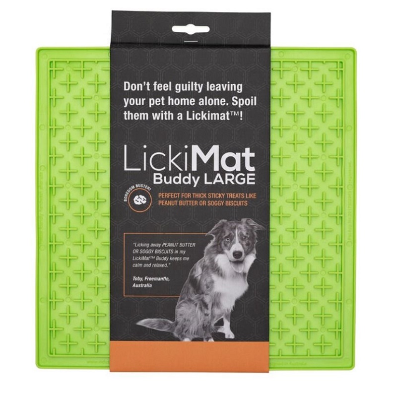LickiMat Buddy Large lzacia podloka 30x25 cm zelen
