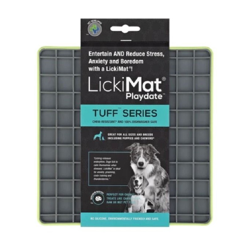 LickiMat Playdate Tuff lzacia podloka 20x20 cm zelen