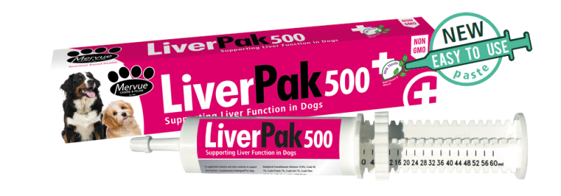 Mervue Liver Pak 500 pasta pre psov 60 ml
