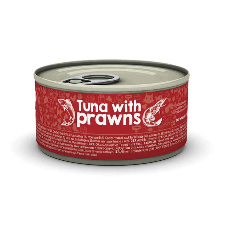 Naturea konzerva pre maky tuniak a krevety 85g