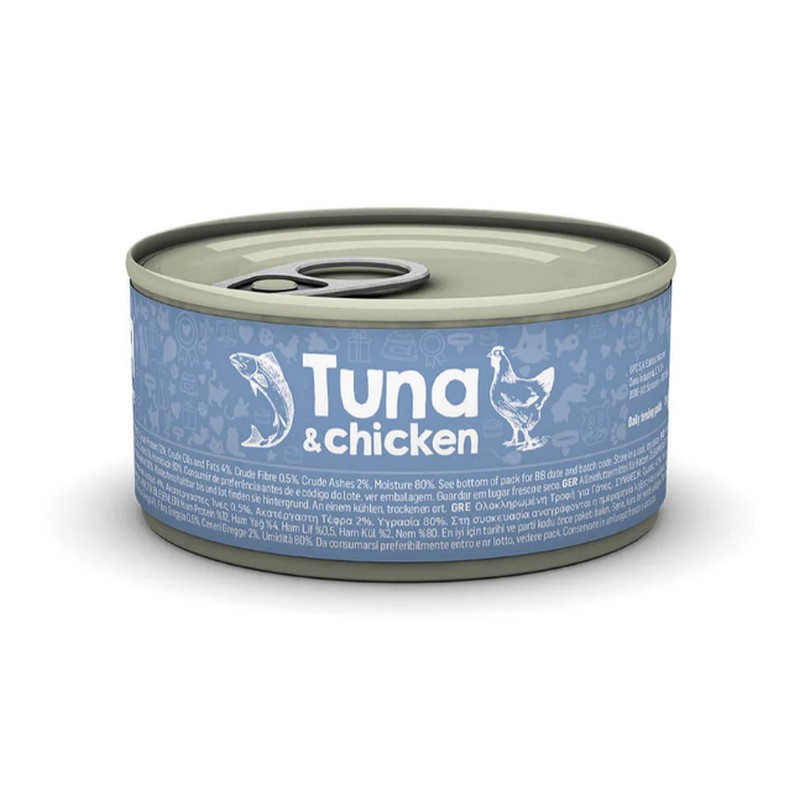 Naturea konzerva pre mačky tuniak a kura 85g