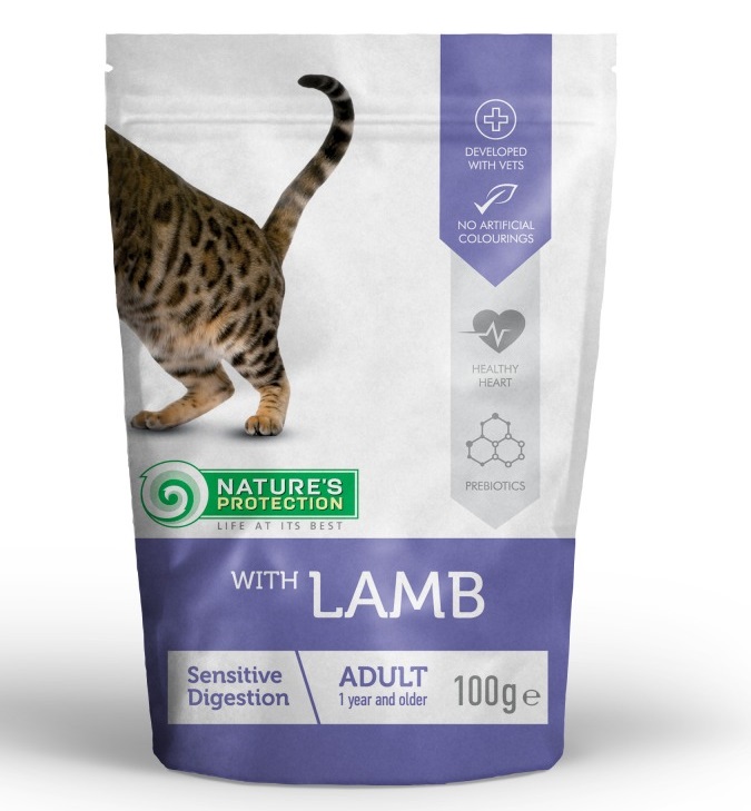 Natures P kapsika cat adult sensitive digestion lamb 100 g