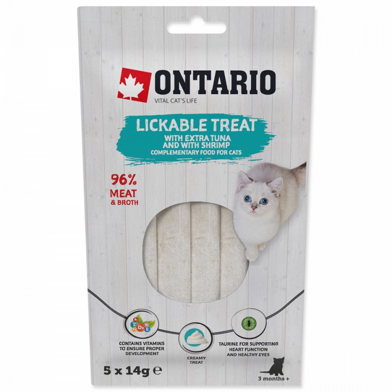 Ontario pochka lzacia extra tuniak a krevety 5x14g