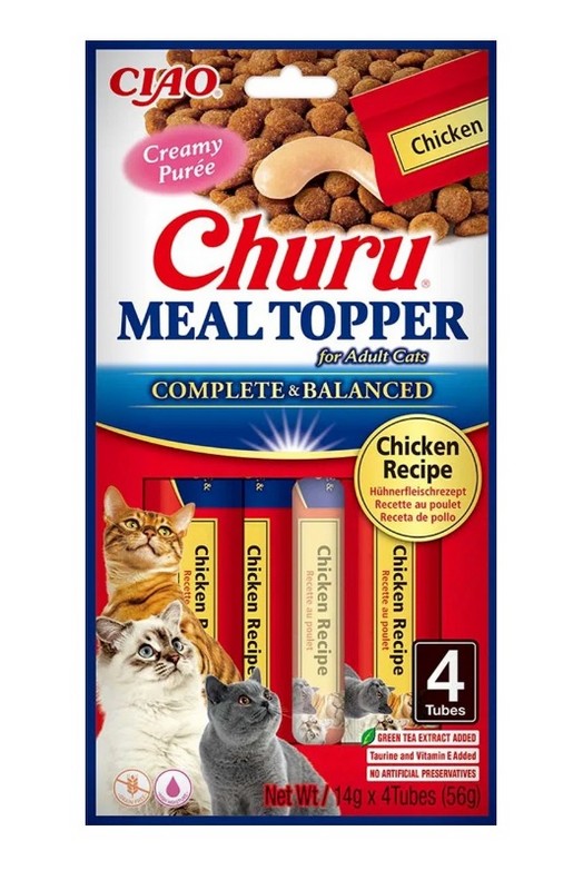 Pamlsok Inaba Churu Meal Topper cat Kura 4 tuby 56 g