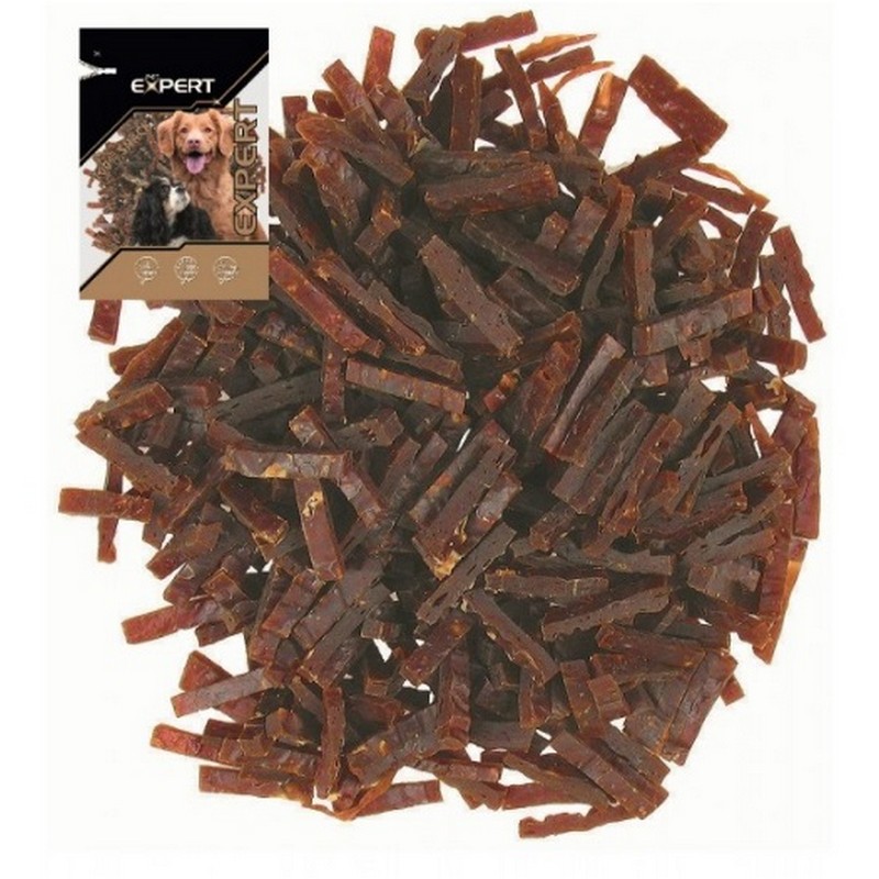 Pet expert soft kačacie mäso mini pásiky pamlsky pre psov 250g