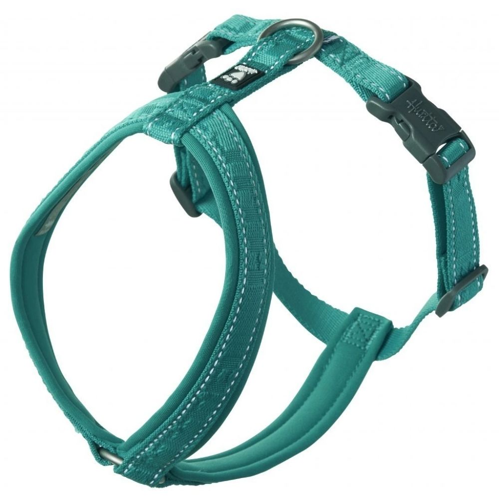 Postroj Hurtta Casual Y ECO pvia zele 60 - 70cm