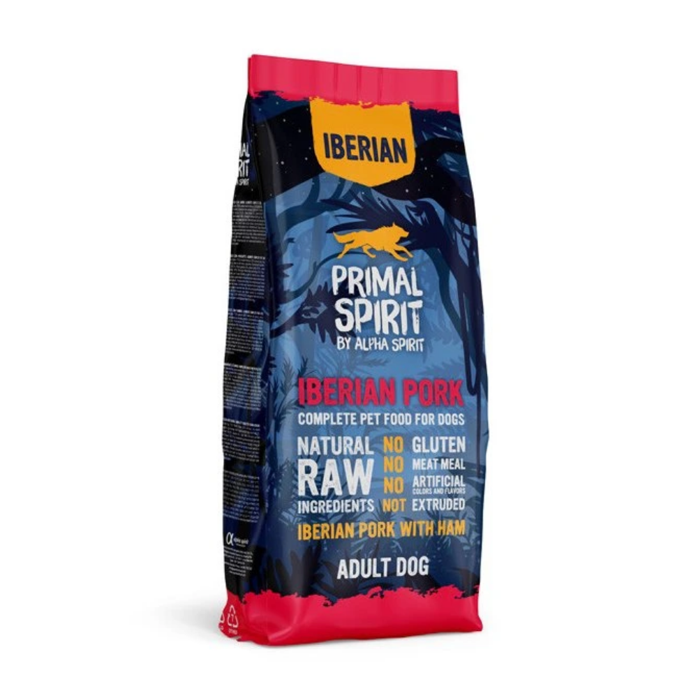 Primal Spirit Dog 70% Iberian Pork with Ham 12kg
