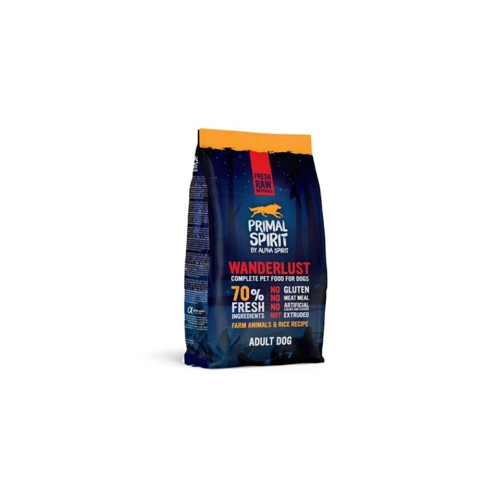 Primal Spirit Dog 70% Wanderlust 12kg