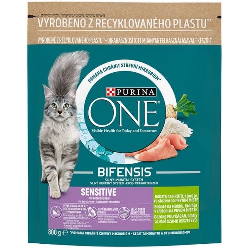 Purina ONE Sensitive morka a rya 800g