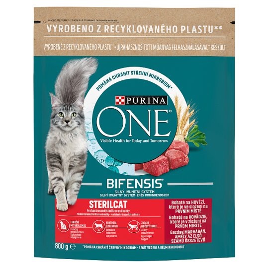 Purina ONE Sterilcat hovdzie 800g