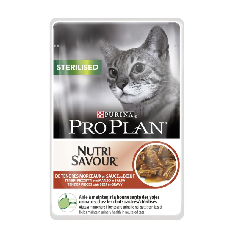 Purina pro plan Sterilised cat hovdzie v ave 85g kapsika