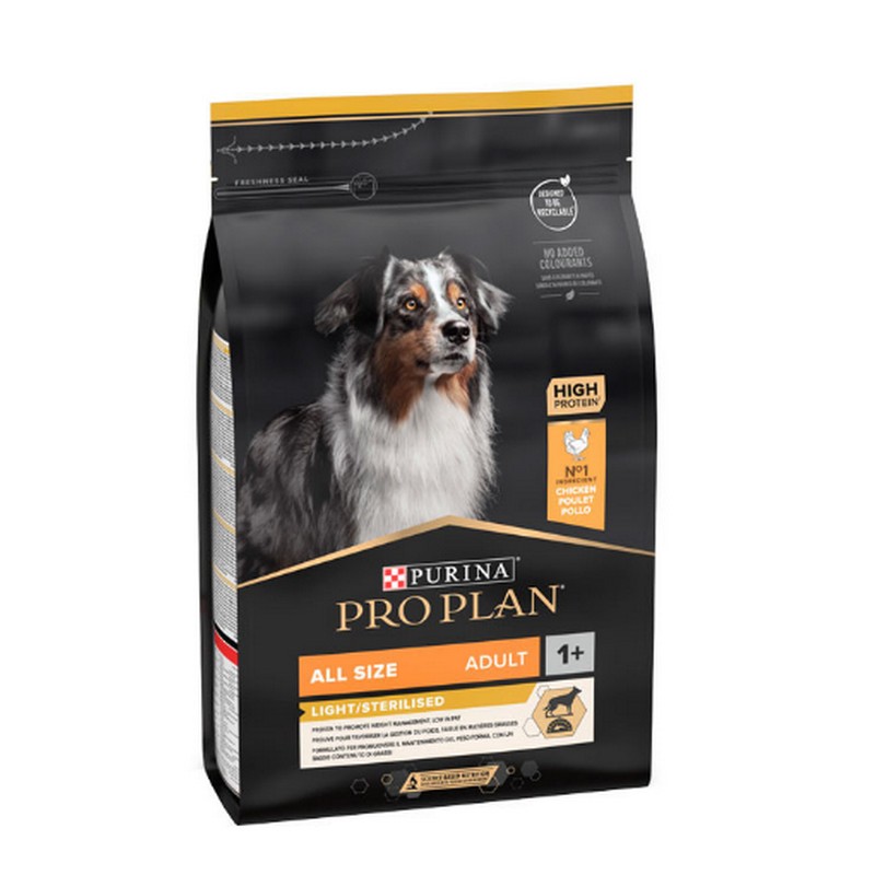 Purina Pro Plan All Size Light / Sterilised Adult Chicken 3 kg