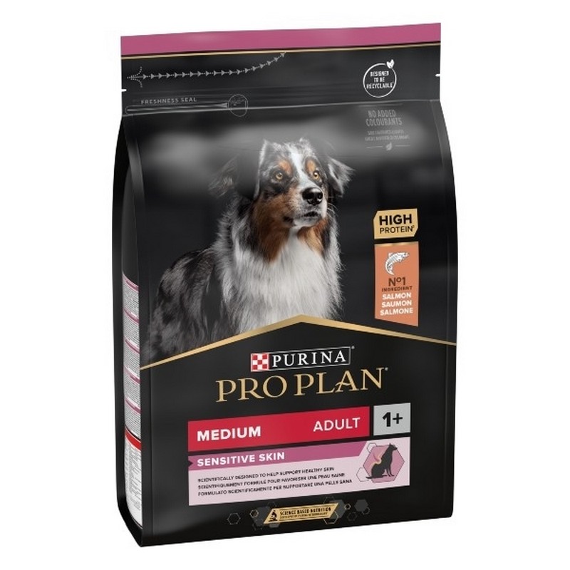 Purina Pro Plan Medium Sensitive Skin Adult Salmon 3 kg