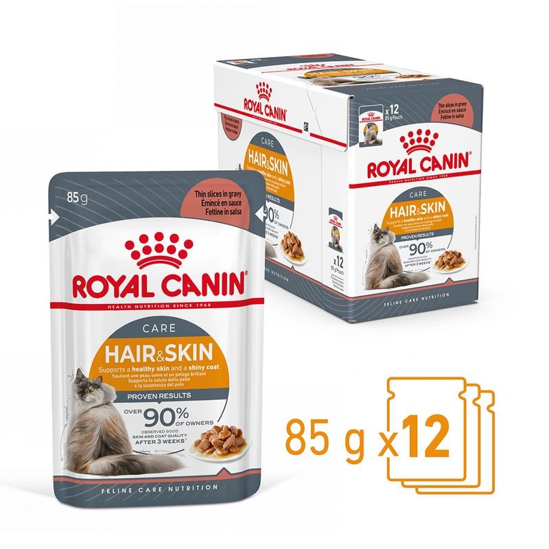 Royal Canin Hair & Skin kapsiky pre maky v ave balenie 12 x 85 g