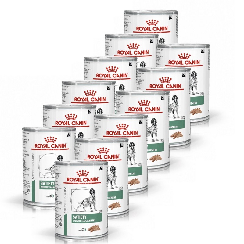 Royal Canin VHN dog satiety weight management dog konzerva Multipack 12x410 g