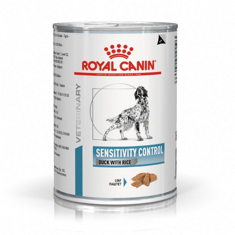 Royal Canin VHN dog sensitivity control duck konzerva pre psy 410g