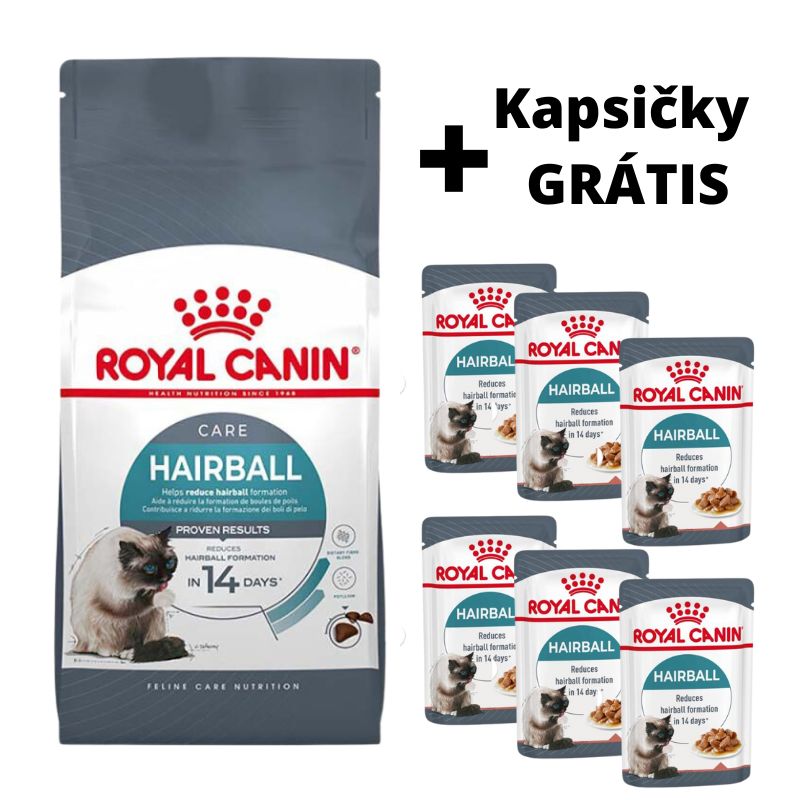 Royal Canin Intense Hairball 34 - 2 kg + kapsiky GRTIS