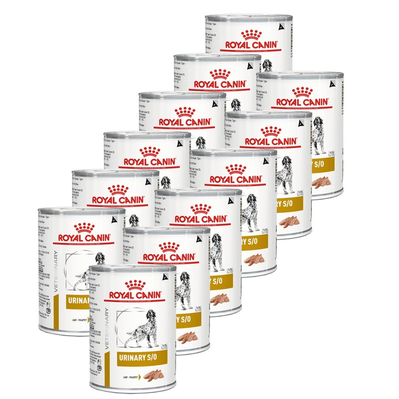 Royal Canin VHN dog Urinary SO dog konzerva pre psy multipack 12x 410 g