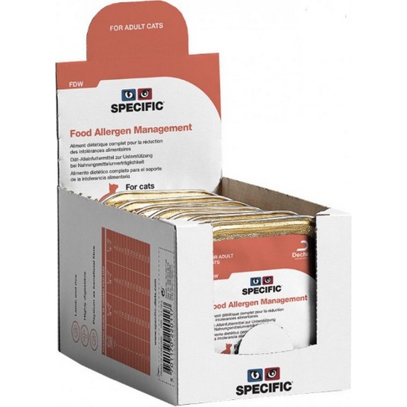 SPECIFIC FDW Cat Food Allergy Management Multipack 7x100 g