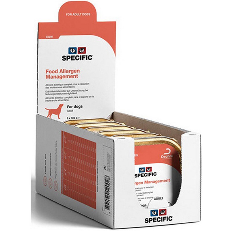 SPECIFIC CDW Dog Food Allergy Management Multipack 6x300 g