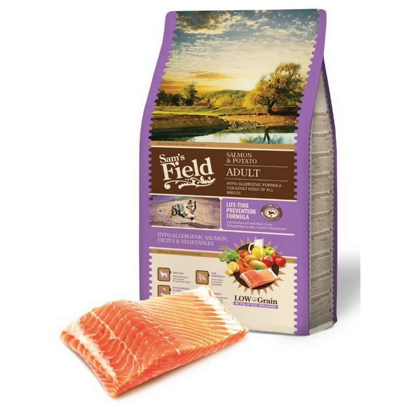 Sam´s Field low grain Adult Salmon & potato 2,5kg