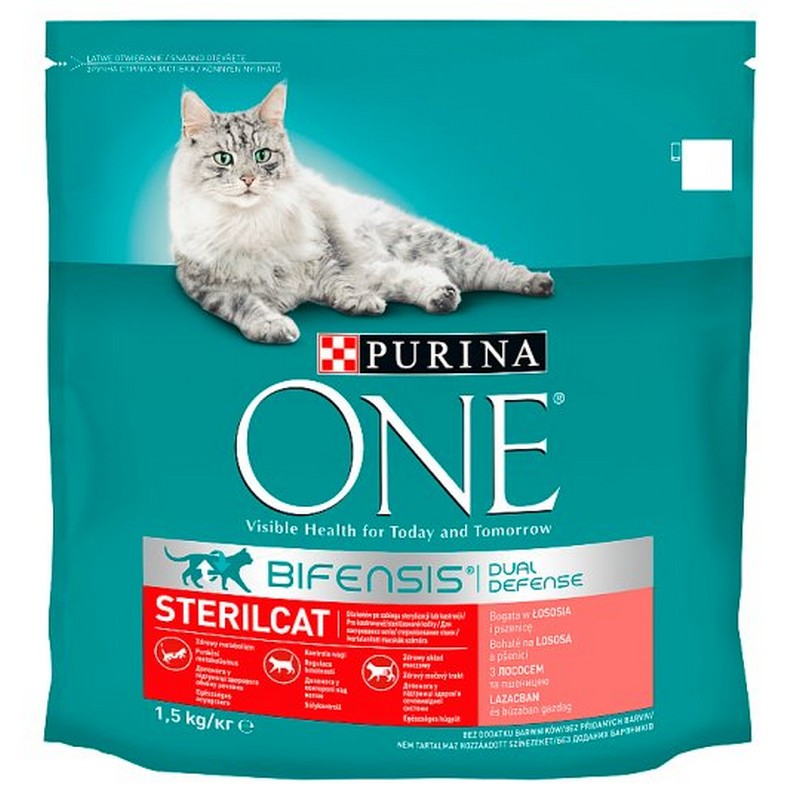 Purina ONE Sterilcat losos 1,5kg