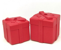 SodaPup hračka pre psa darček medium červený 6,4x6,4cm