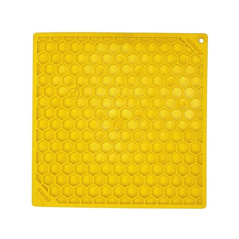 SodaPup lízacia podložka Honey žltá 20x20cm
