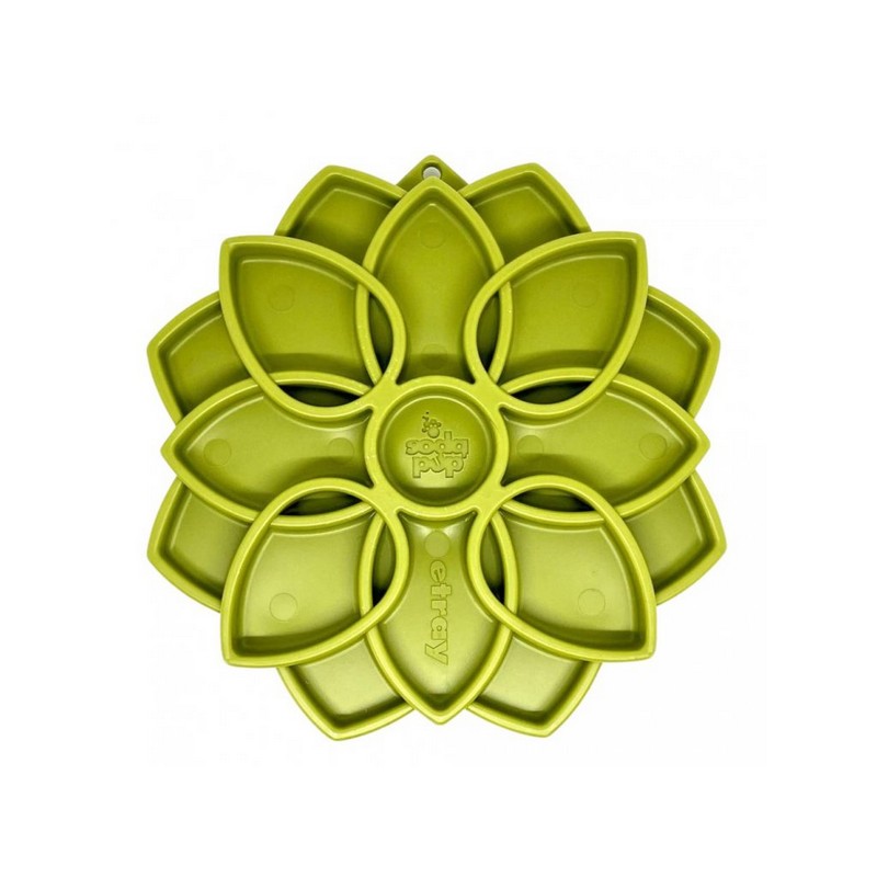 SodaPup nylonová senzorická miska Mandala zelená