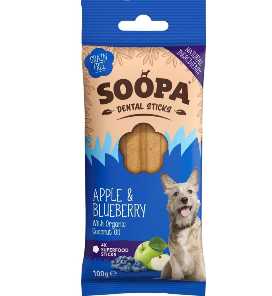 Soopa dentlne tyinky s jablkom a uoriedkami 100g