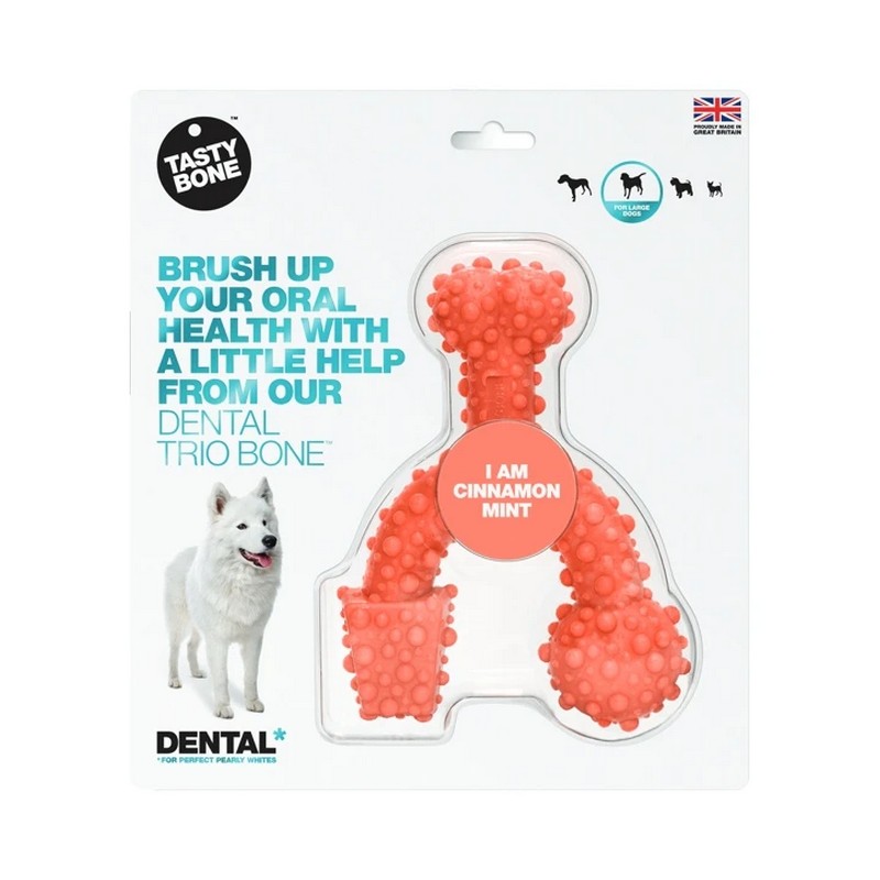 Tasty bone dental trio kostika nylonov pre vek psy koricov mta
