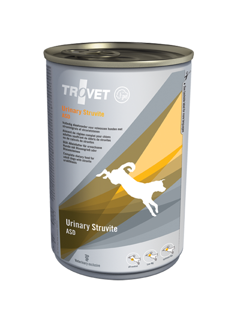 Trovet ASD Urinary struvite konzerva pre psov 400g