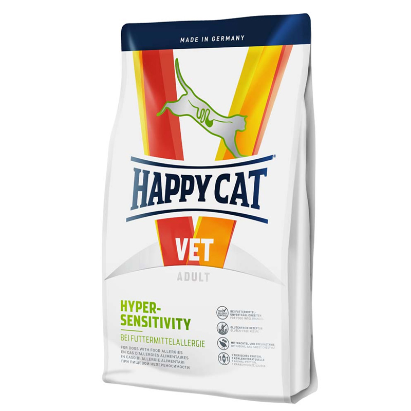 Happy cat VET Hypersensitivity pre maèky 1 kg