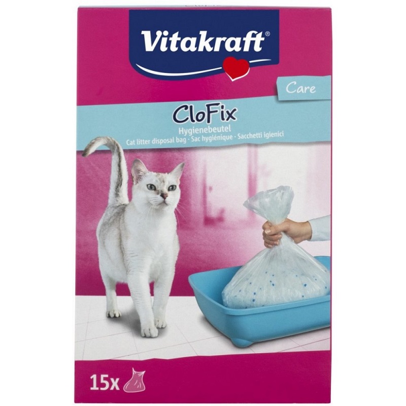 VITAKRAFT CAT CLOFIX PVC sáčky 15 ks