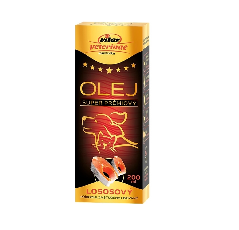 VITAR Veterinae lososov olej 200ml