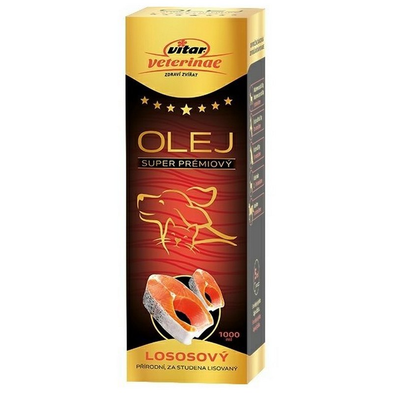 VITAR Veterinae lososov olej 1000 ml