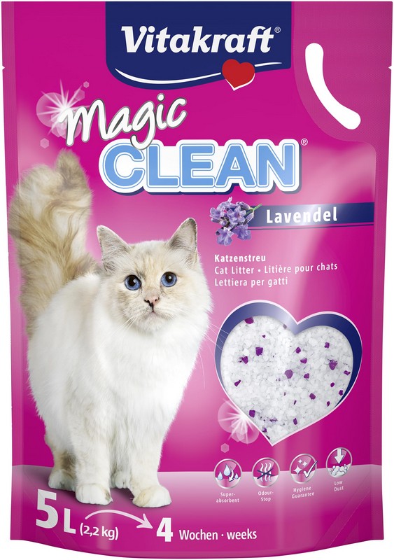 Vitakraft Magic Clean siliktov stelivo levandua 5 l