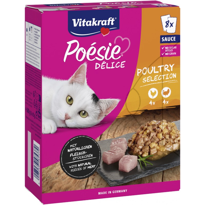 Vitakraft Poesie kapsiky multipack Poultry selection v ave 8 x 85 g