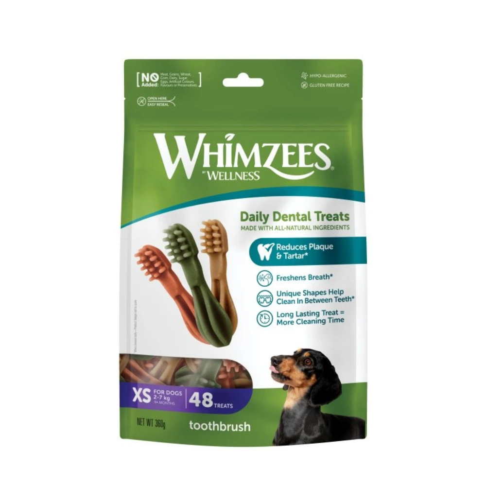 WHIMZEES Dentlne kefky Stix XS 48ks