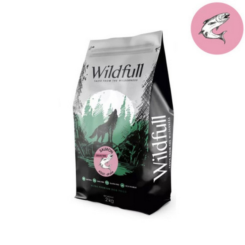 WILDFULL ADULT ALL SIZE GF DOG - Salmon & Pumpkin 2kg