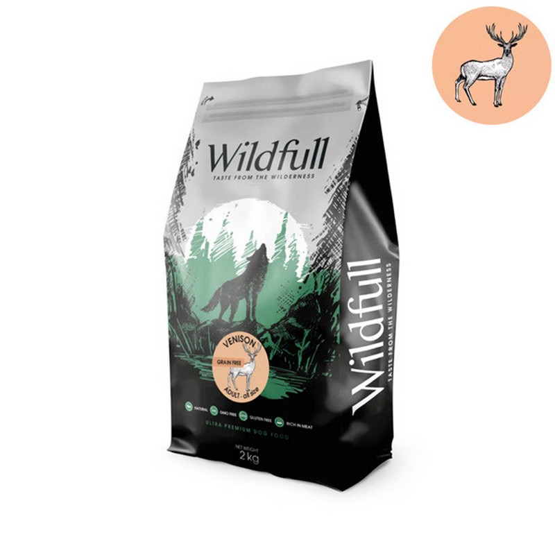 WILDFULL ADULT ALL SIZE GF DOG - Venison & Pumpkin 12kg