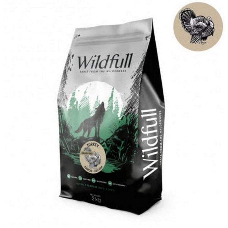 WILDFULL JUNIOR MINI GF DOG - Turkey & Pumpkin 500g