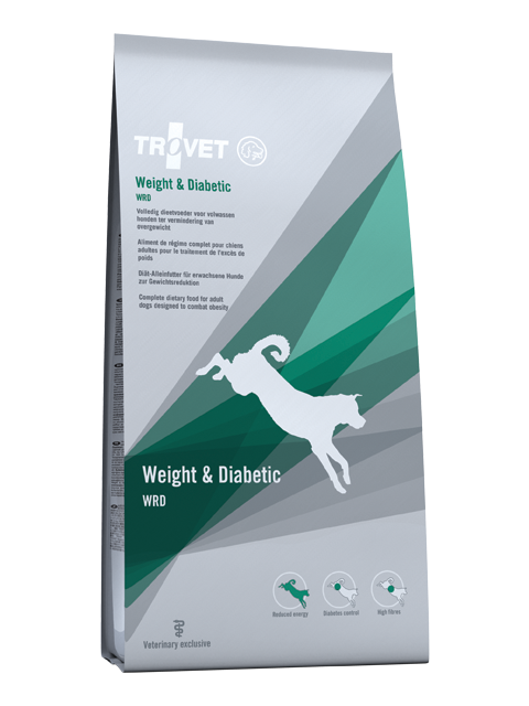 Trovet WRD Weight & Diabetic granule pre psov 12,5kg