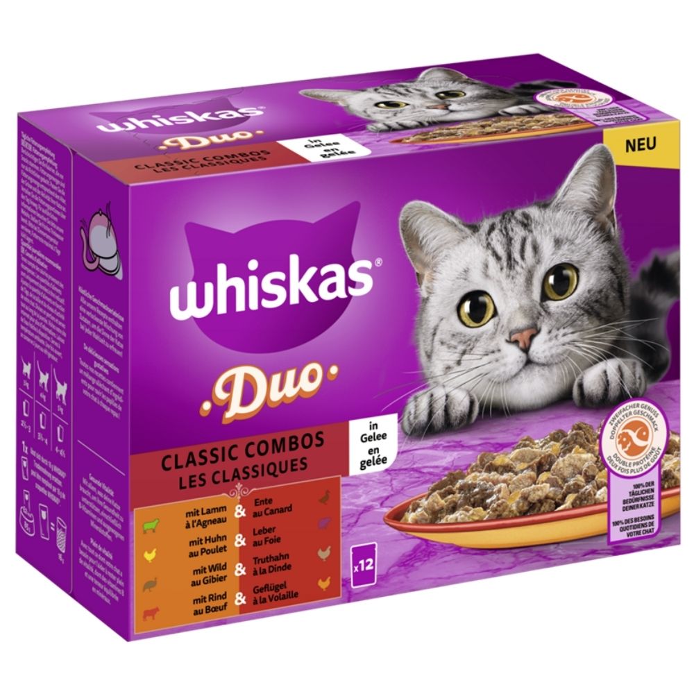 Whiskas Duo klasik �el� 12 x 85g